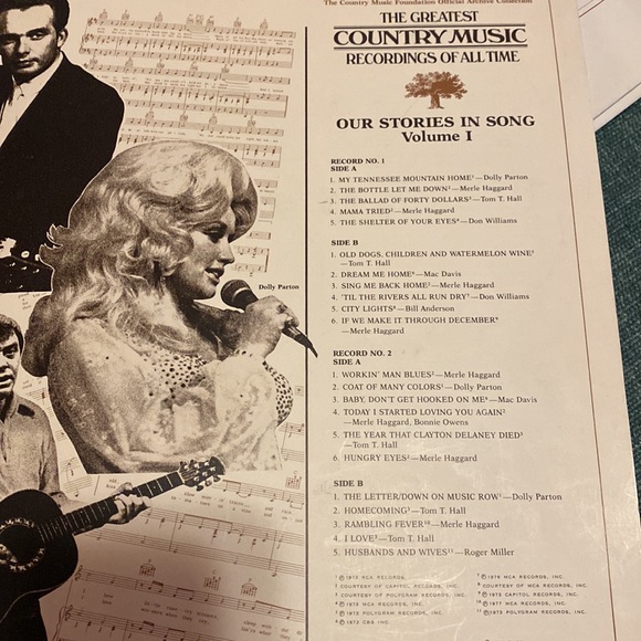 Country Music Foundation Official Archive Collection on Red Vinyl albums 1 & 2 - Picture 6 of 16